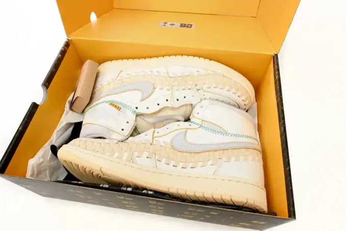 Rep Husky SP High Bephie's 1 OG Union Woven Supply Jordan Beauty FD2565-100 Sail Retro 0505